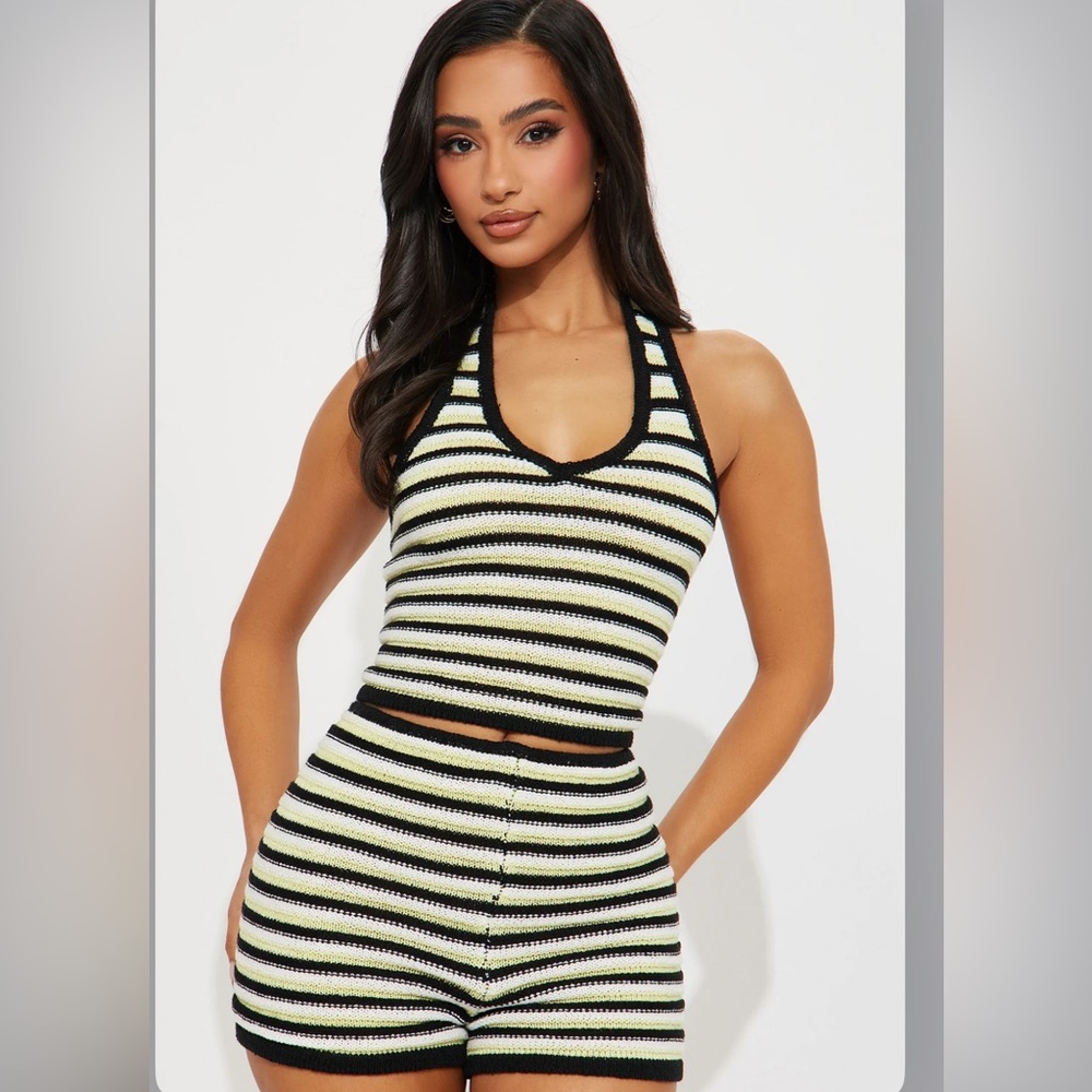 Fashion Nova Crochet 2 Piece Set